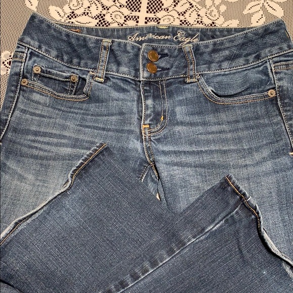 American Eagle Stretch Jeans Size 2 Flare - Picture 2 of 6